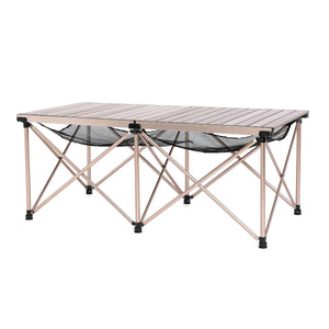 Zložljiva aluminijasta miza Egg Roll MAX - zlata