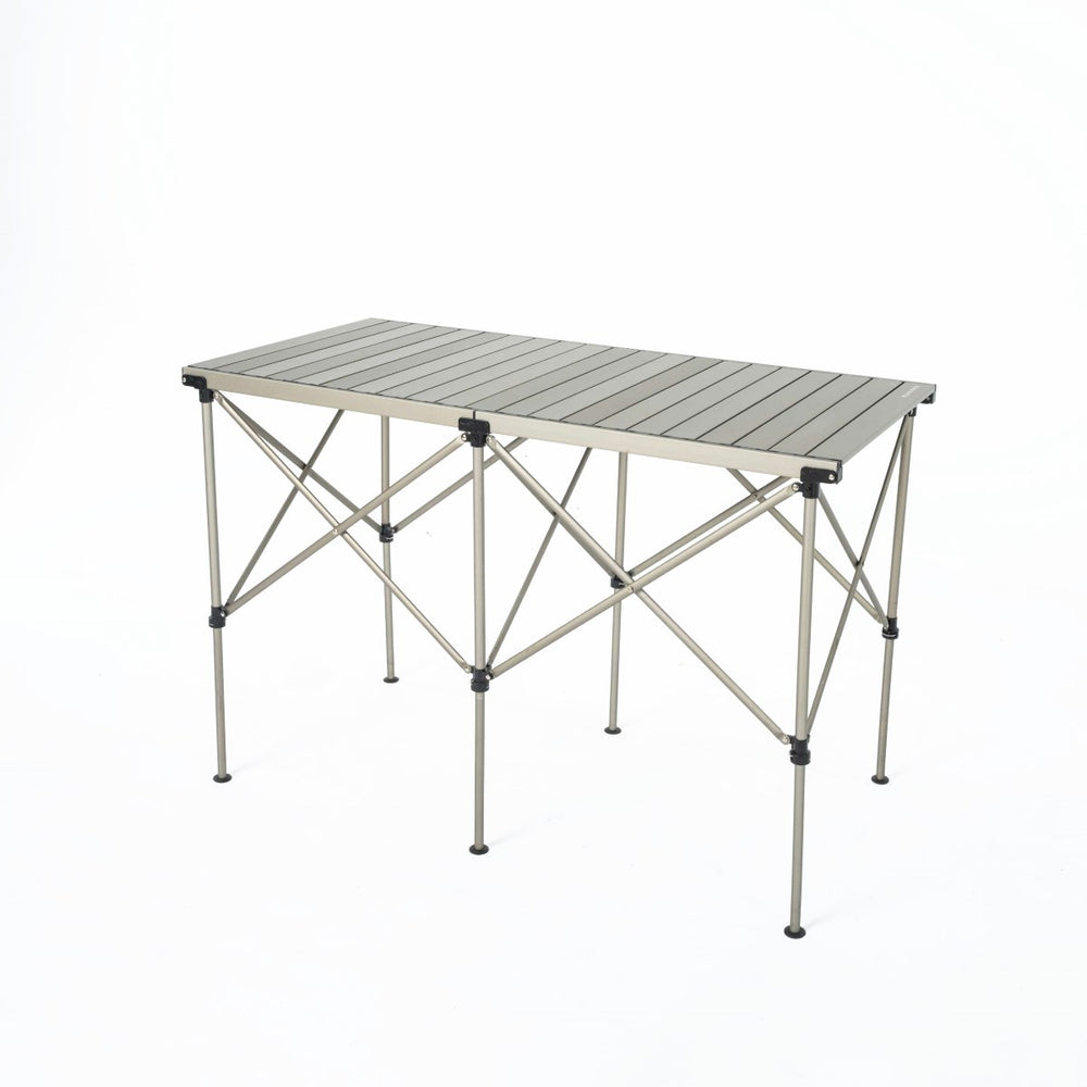 Zložljiva aluminijasta miza Egg Roll MAX - Siva