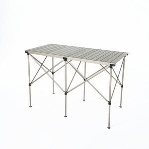 Zložljiva aluminijasta miza Egg Roll MAX - Siva