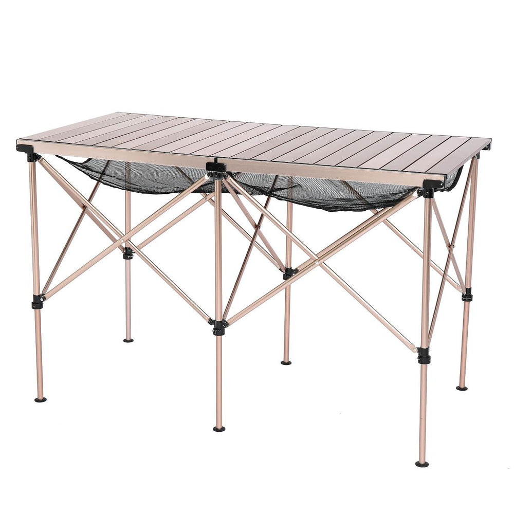 Zložljiva aluminijasta miza Egg Roll MAX - zlata