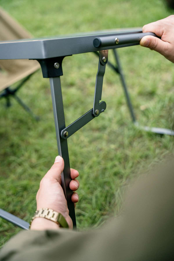 Manjša zložljiva modularna aluminijasta miza za kampiranje - Glacier