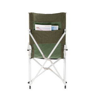 Lahek zložljiv naslanjač – zelen