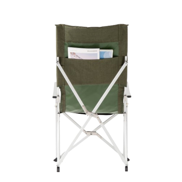 Lahek zložljiv naslanjač – zelen