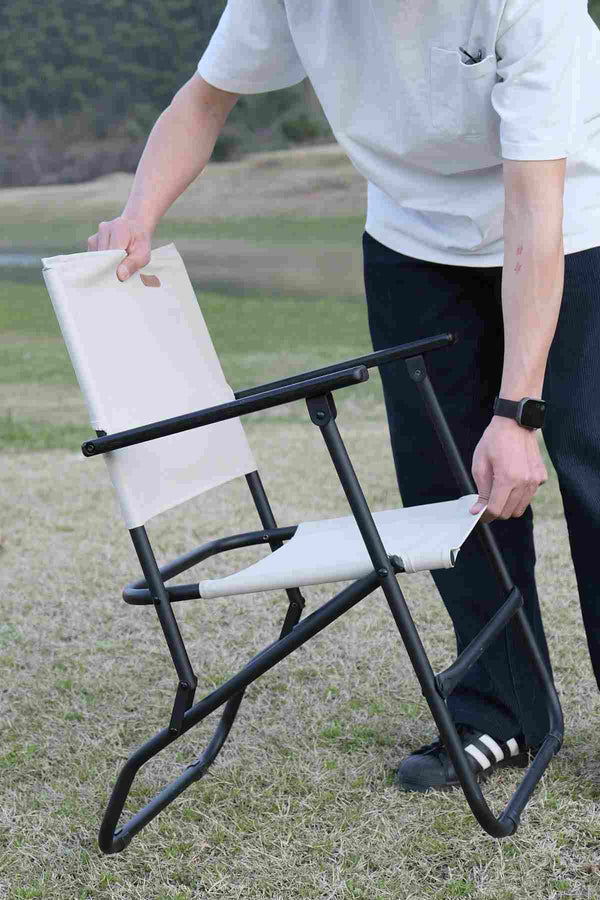 Zložljiv stol Antelope – umazano bel